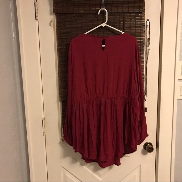 NWT Torrid Red Gauze Tunic Top - Picture 9 of 9